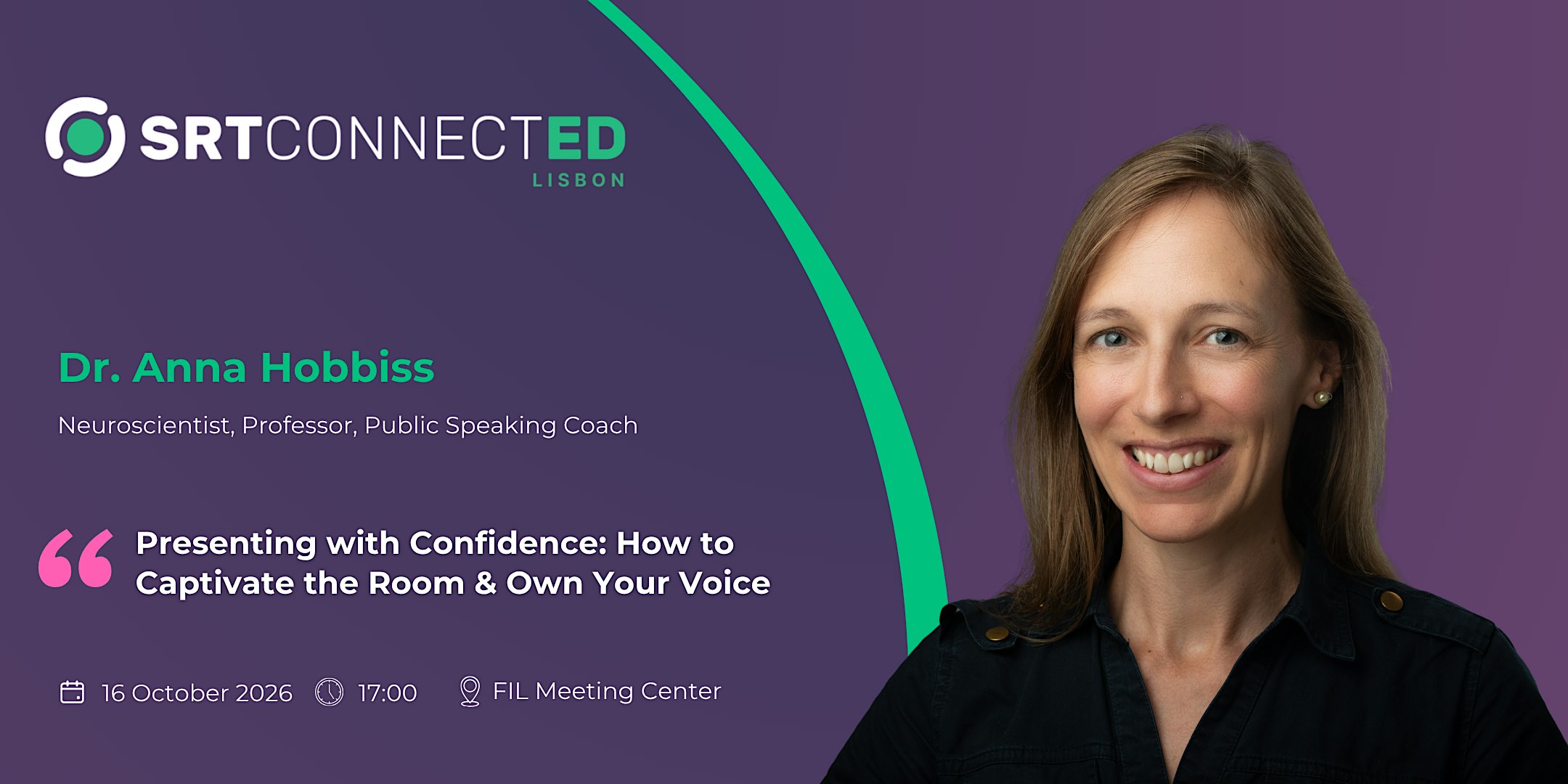 Keynote: Jessica Fontana | SRT ConnectED Lisbon