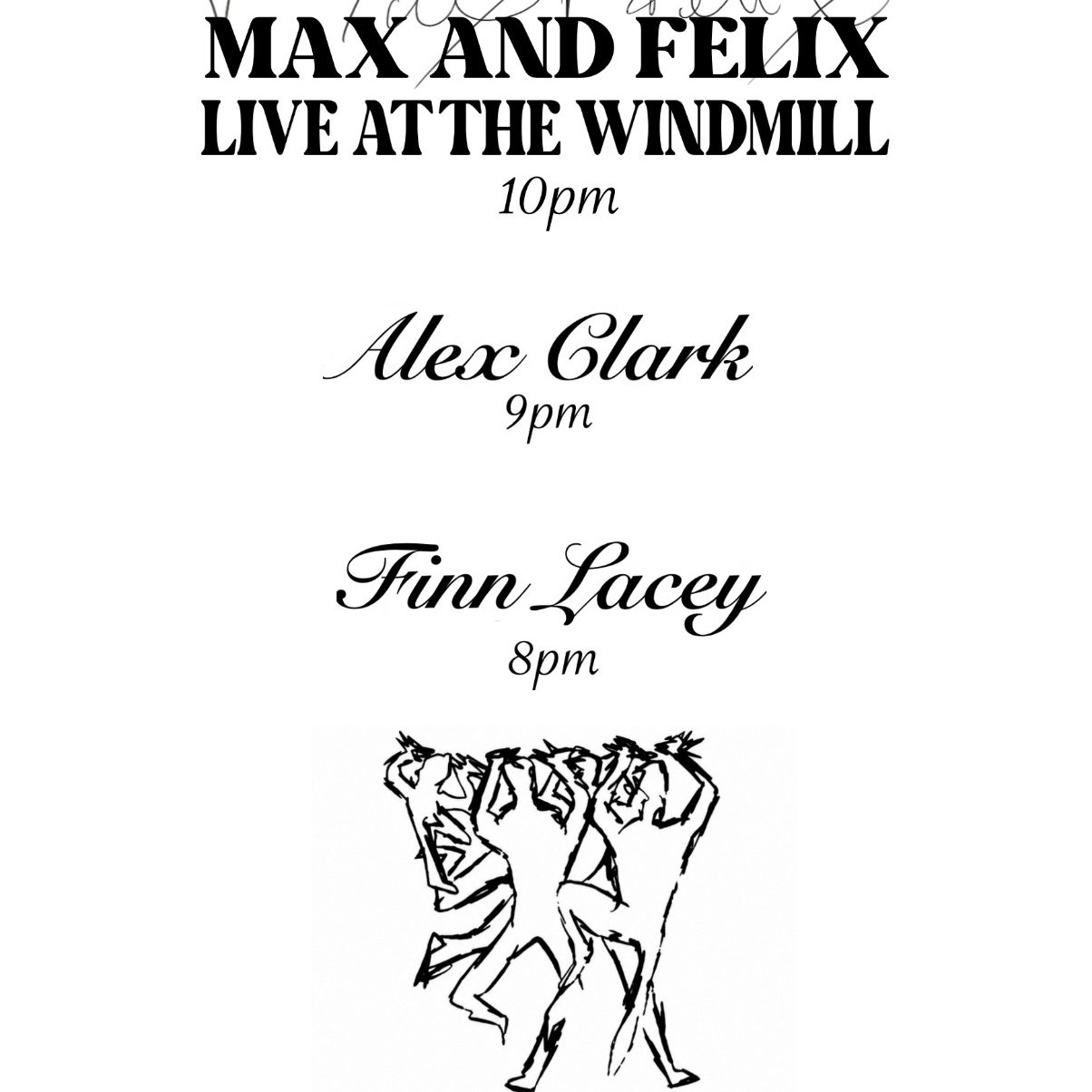 Max and Felix, Alex Clark, Finn Lacey