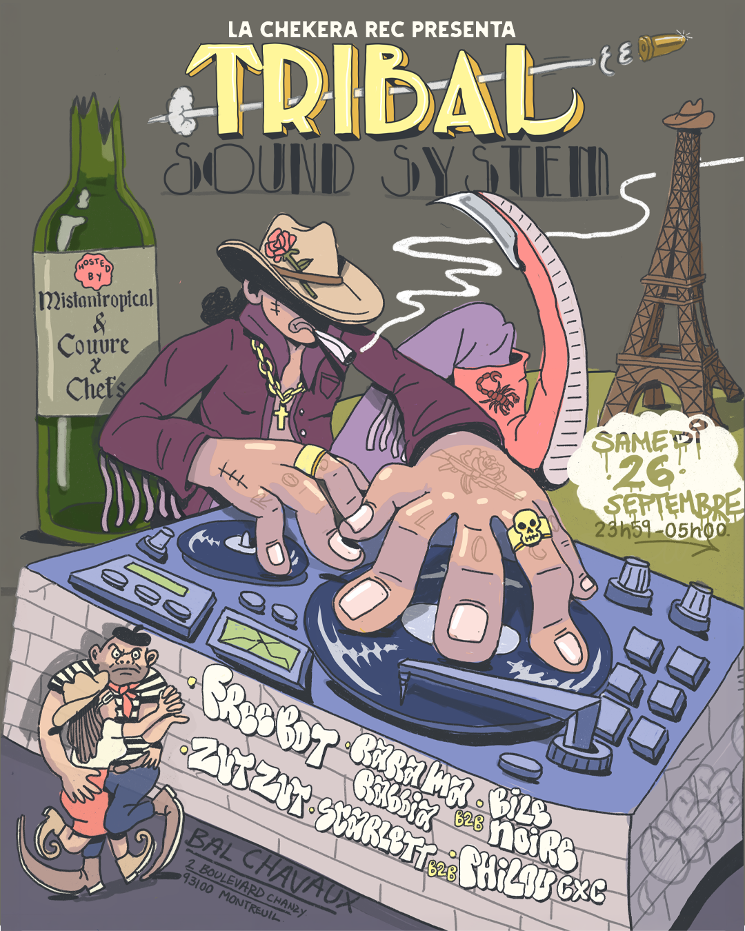 Tribal Sound System by MISANTROPICAL & Couvre x Chefs