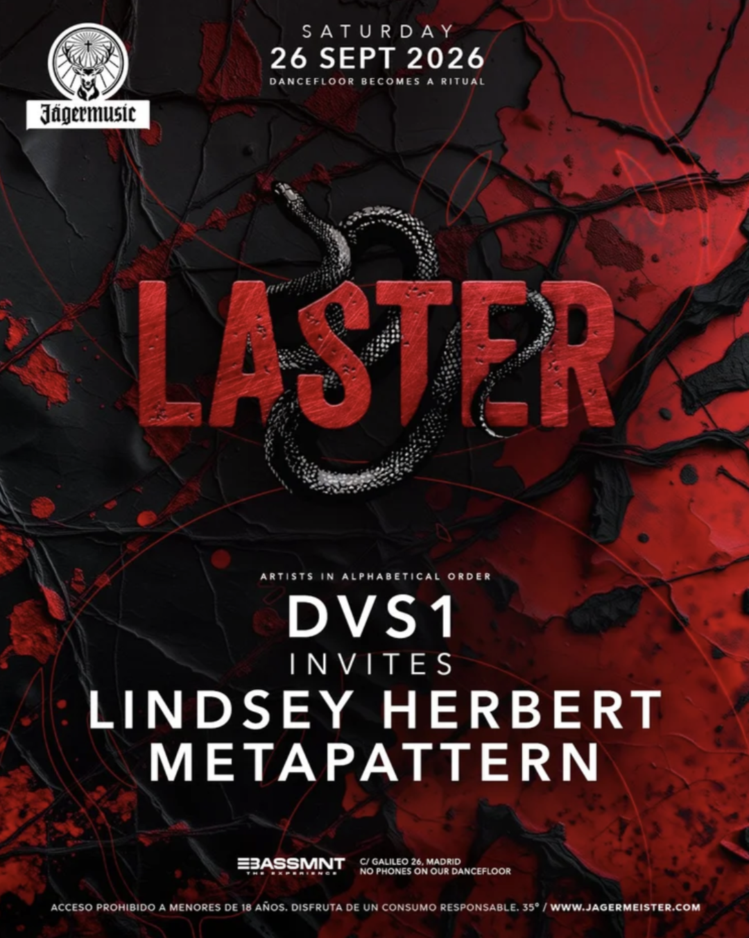 Laster Club presents DVS1 invites