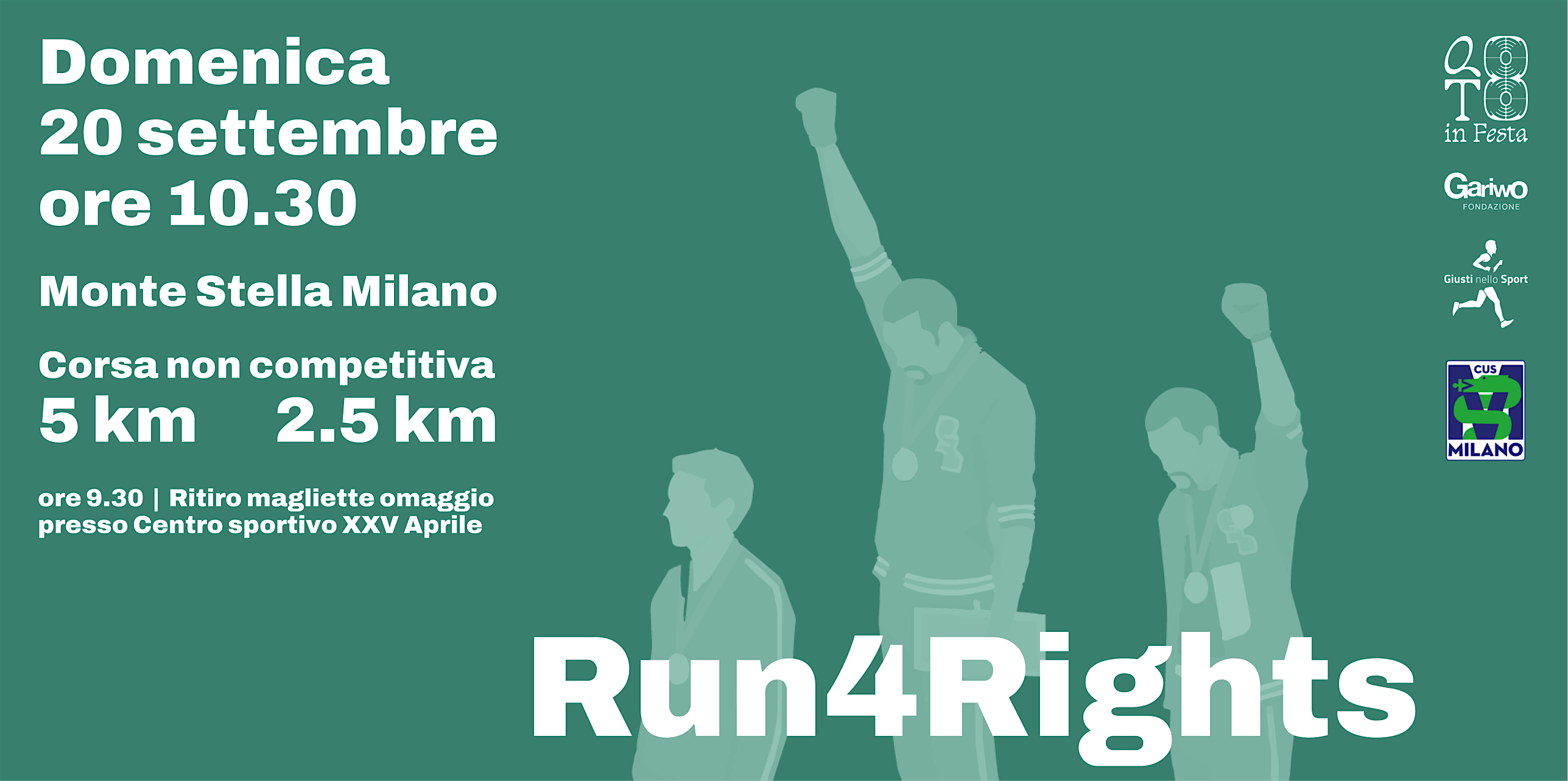 Run4Rights - corriamo insieme per i Giusti!