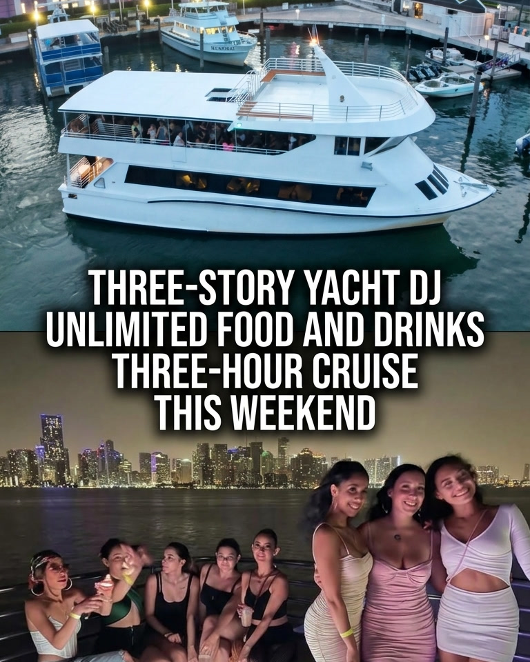 Miami Yacht Party Open Bar — Bayside Booze Cruise