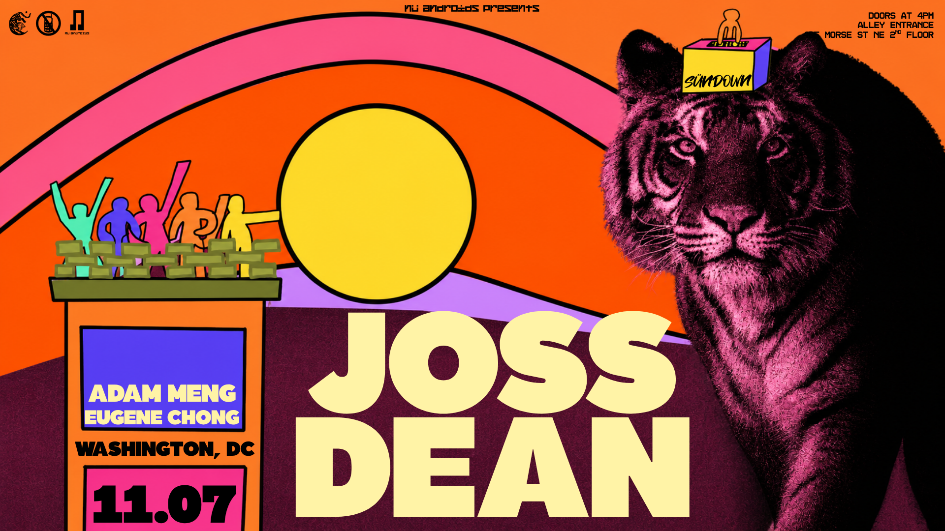 Nü Androids presents SünDown: Joss Dean
