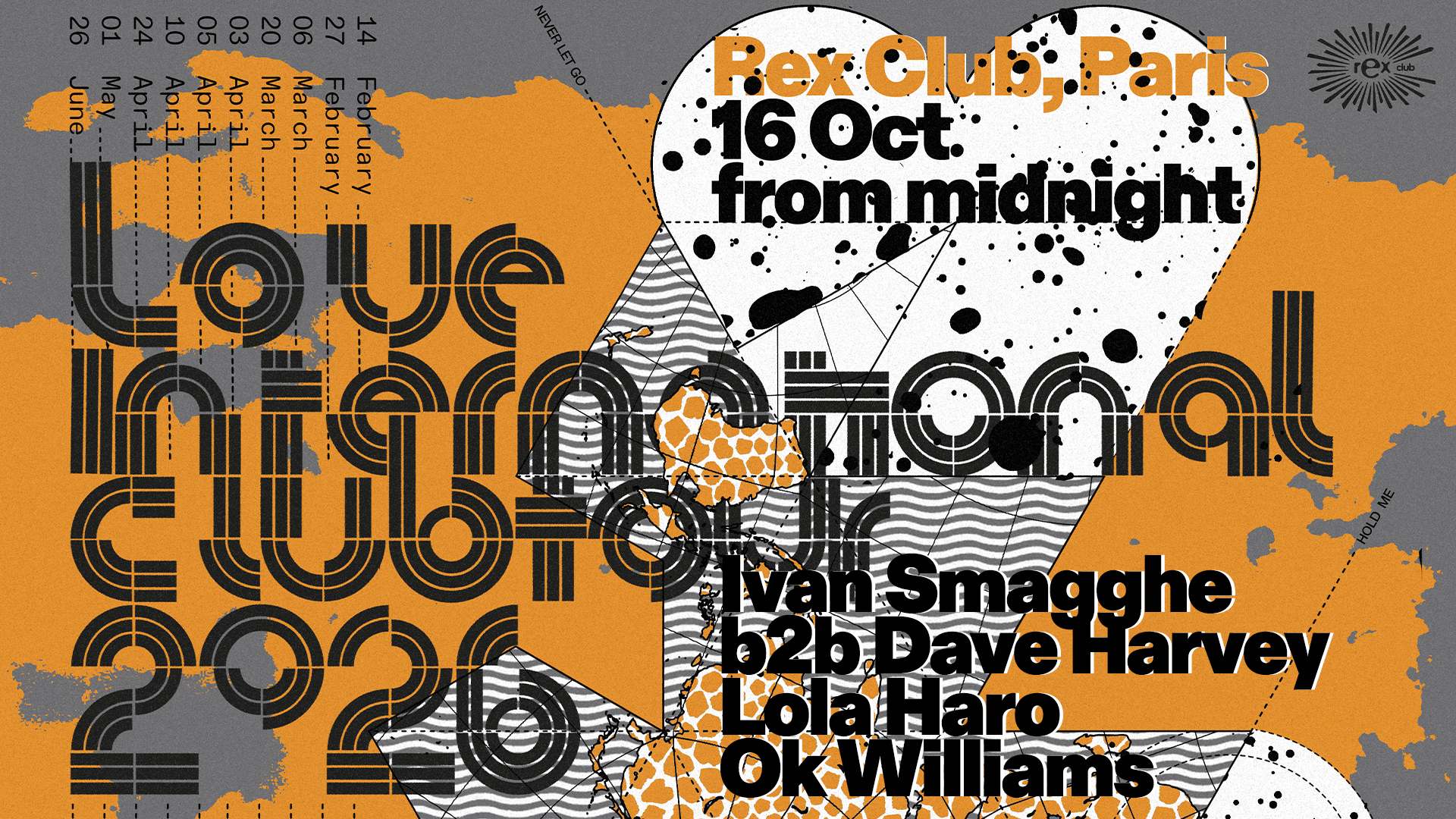 Love International: Ivan Smagghe b2b Dave Harvey, Lola Haro, OK Williams