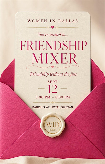 ✨ Friendship Mixer at Hôtel Swexan