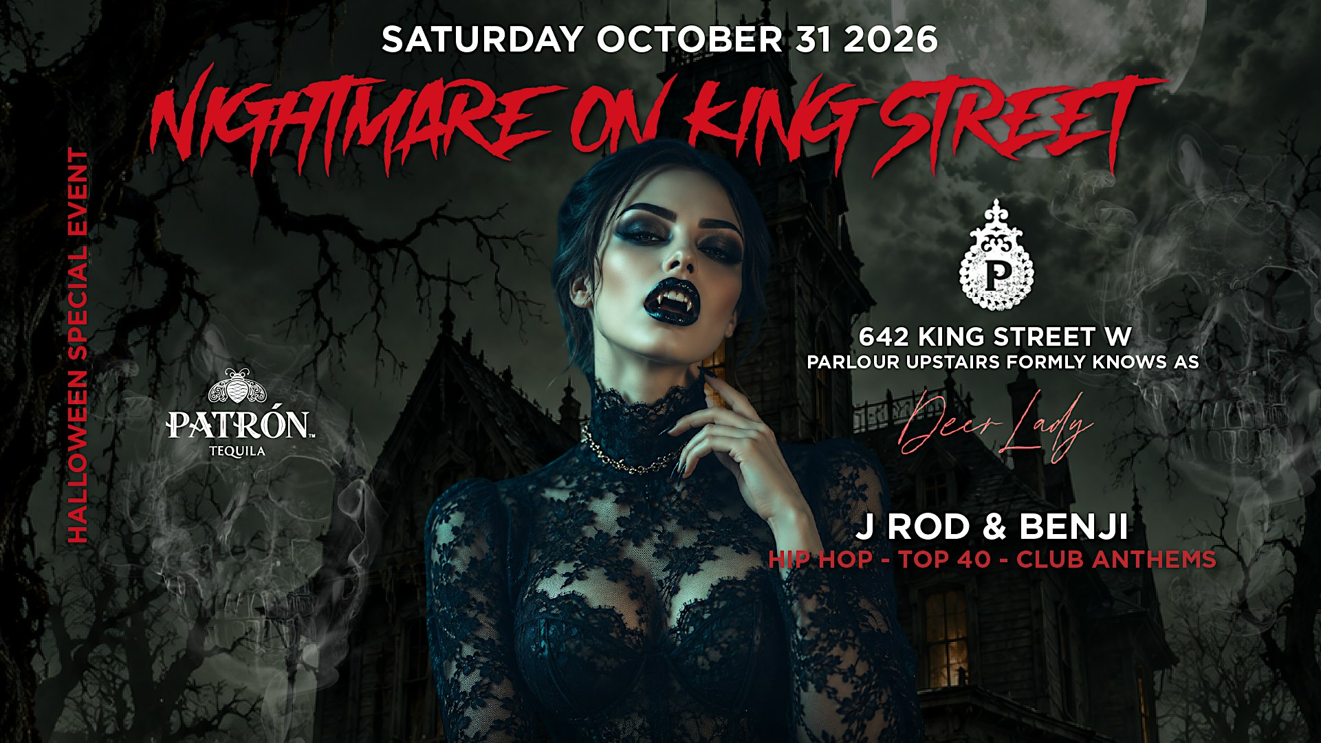 NIGHTMARE Halloween on King Street Saturday @ Parlour / Deer Lady Toronto