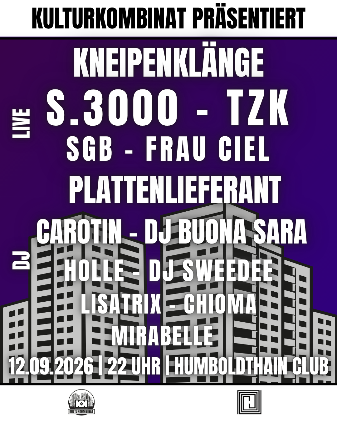 KNEIPENKLÄNGE /// BOX OFFICE 15€