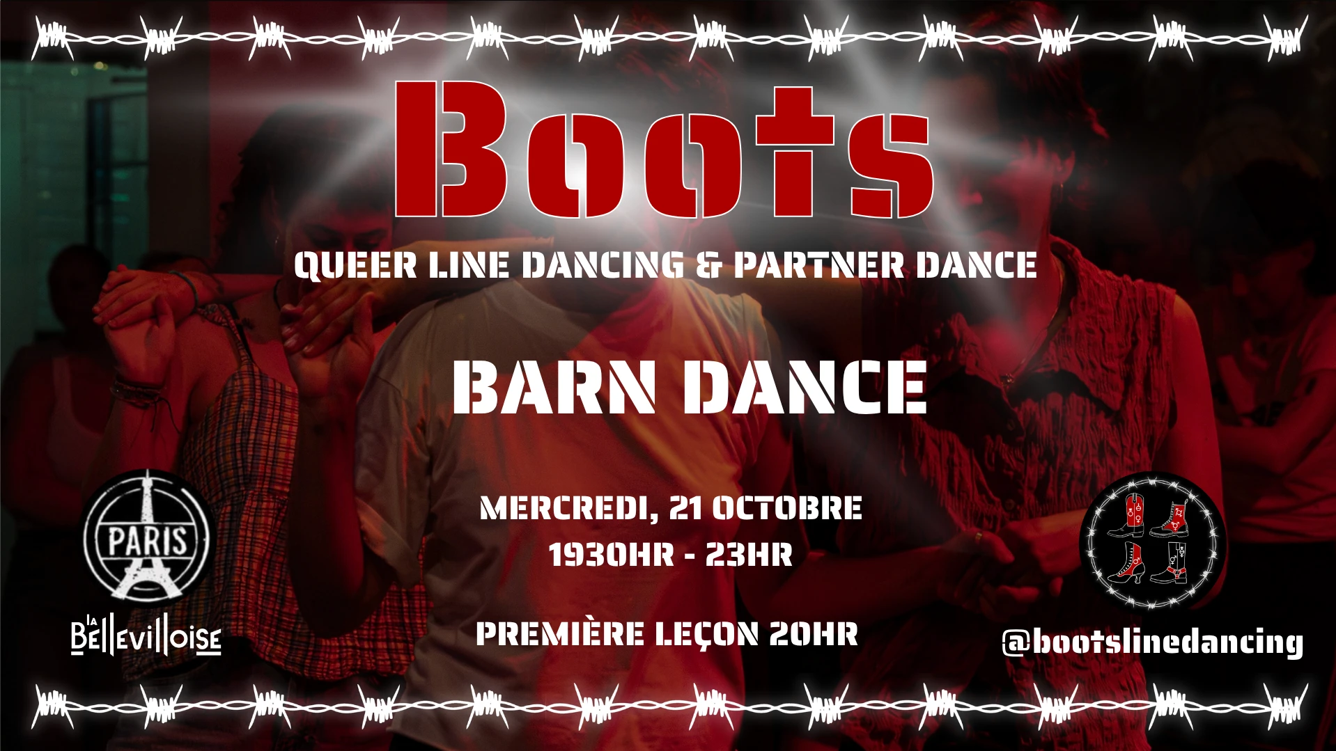Boots Barn Dance: Queer Line Dance & Partner Dancing | 21.10