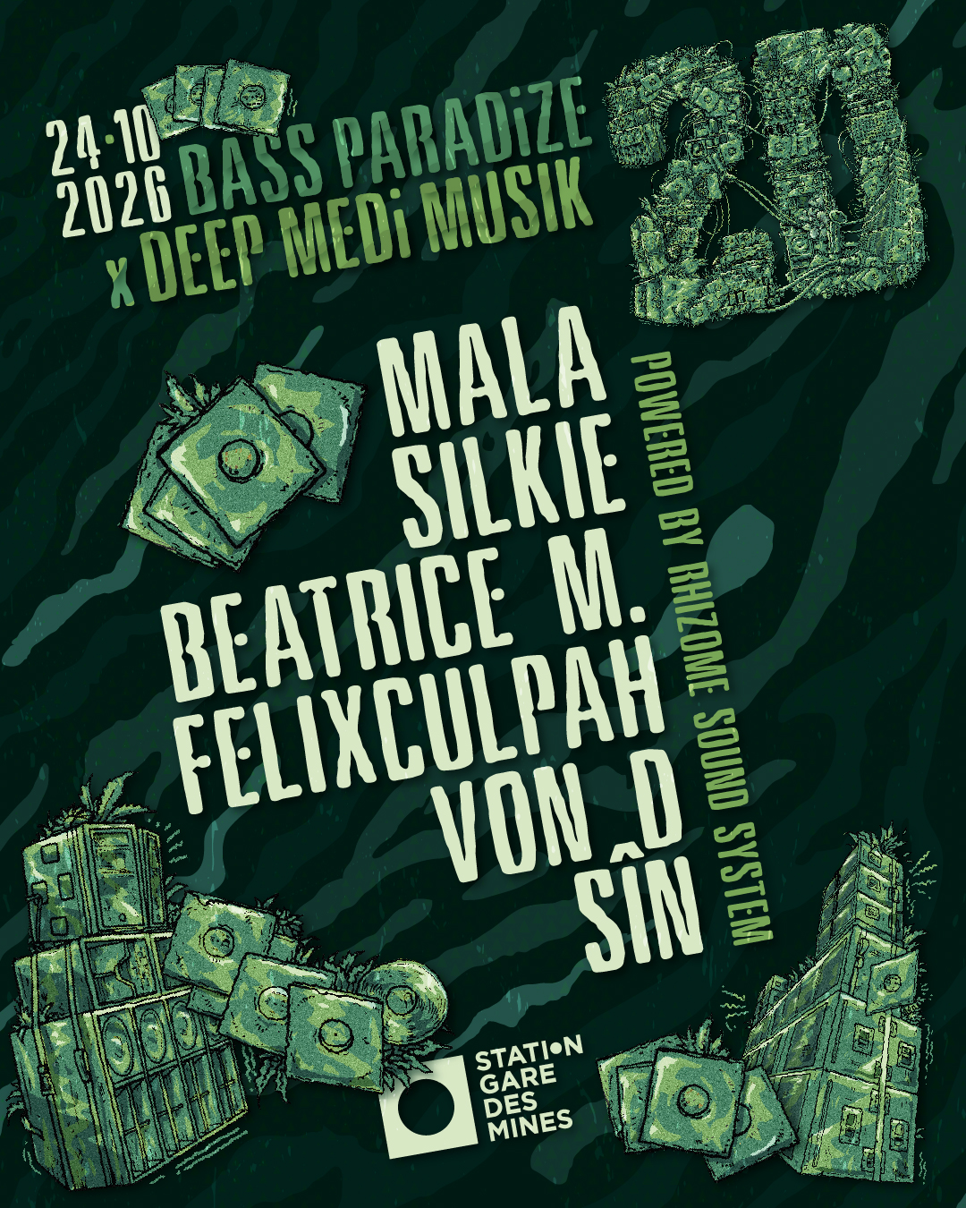 Bass Paradize PRESENTS 20 YEARS OF DEEP MEDi