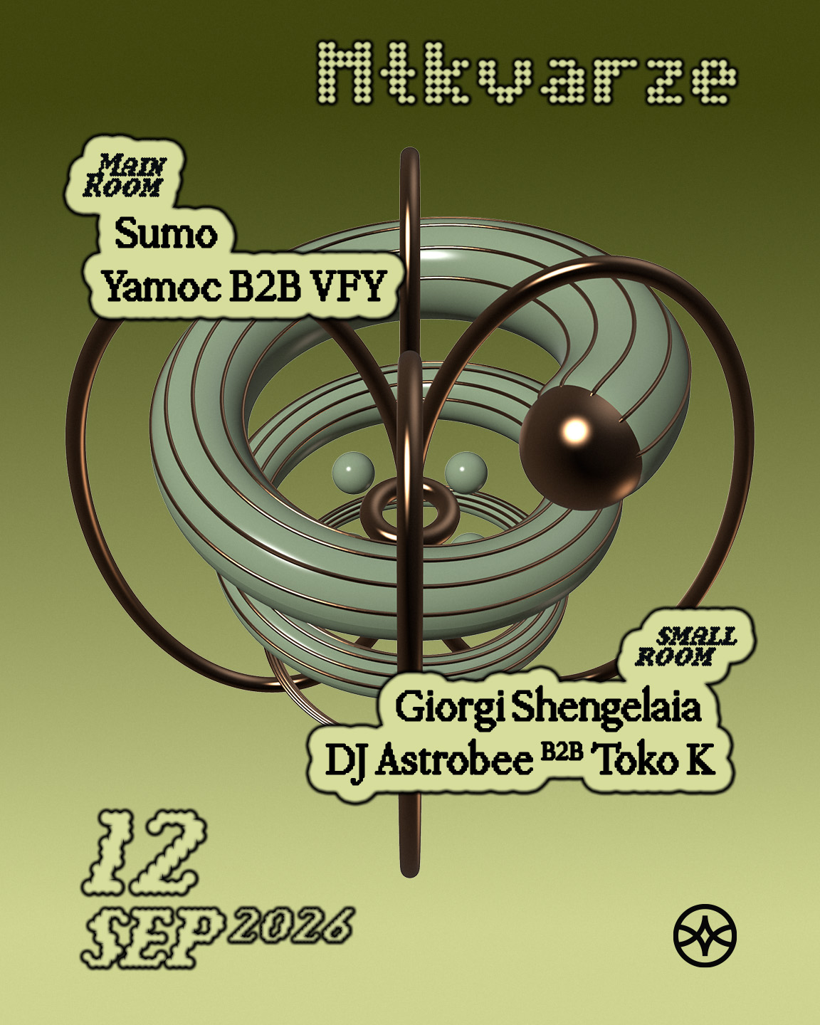 SUMO • Yamoc B2B VFY • Giorgi Shengelaia • DJ Astrobee B2B Toko k