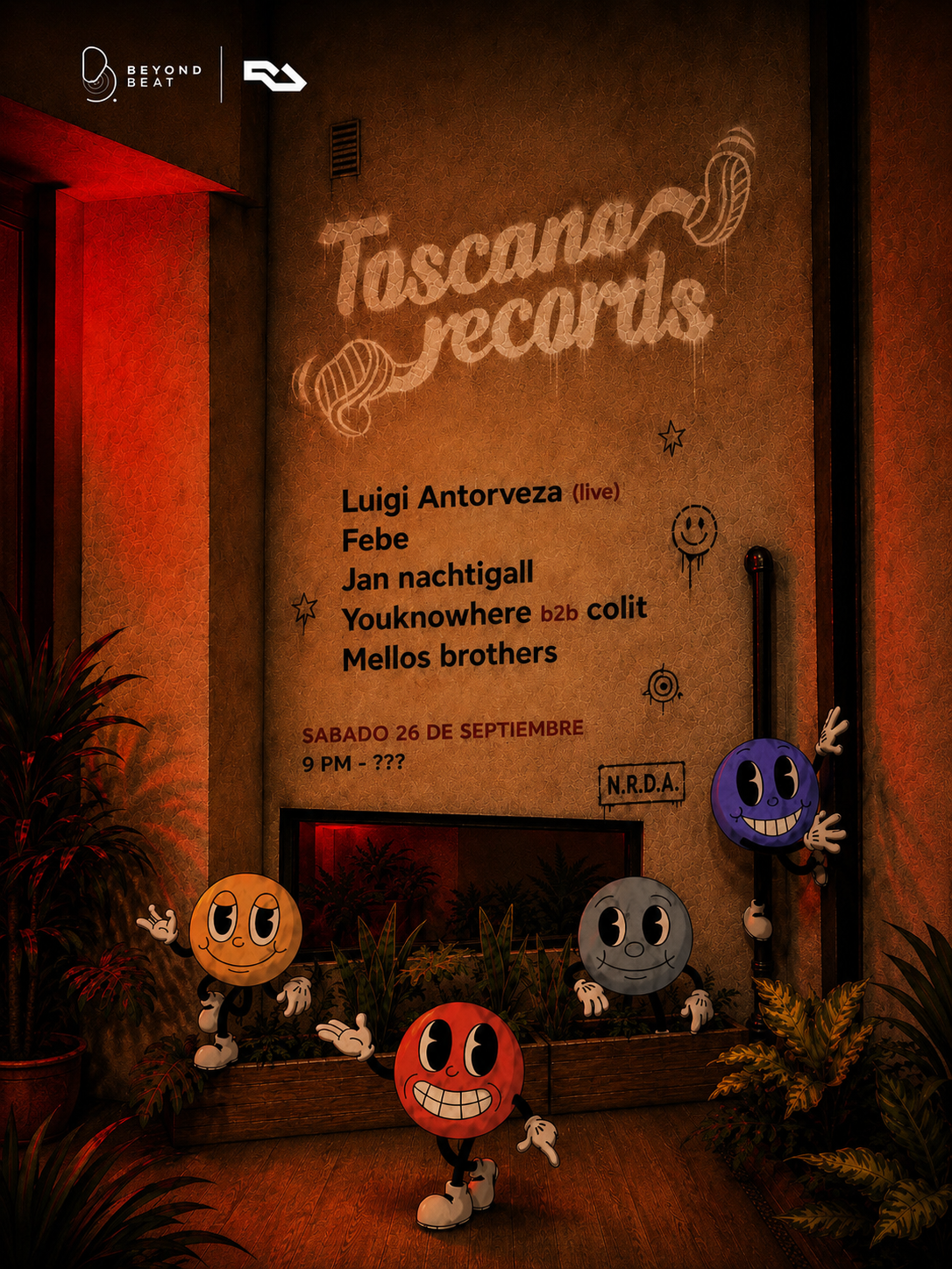 Toscana Records showcase Bday