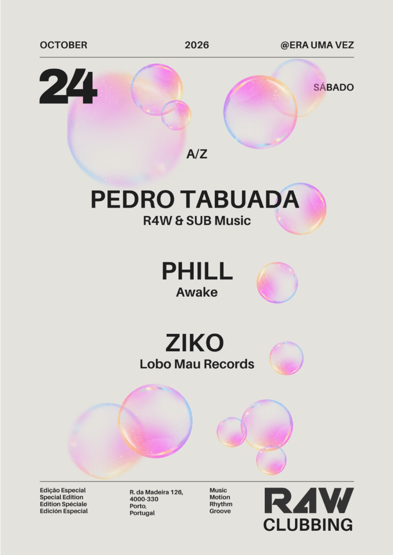 R4W Clubbing / Pedro Tabuada, Phill , Ziko