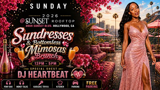 sundresses and bottomless mimosas brunch -