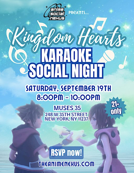 Kingdom Hearts Karaoke Social Night!