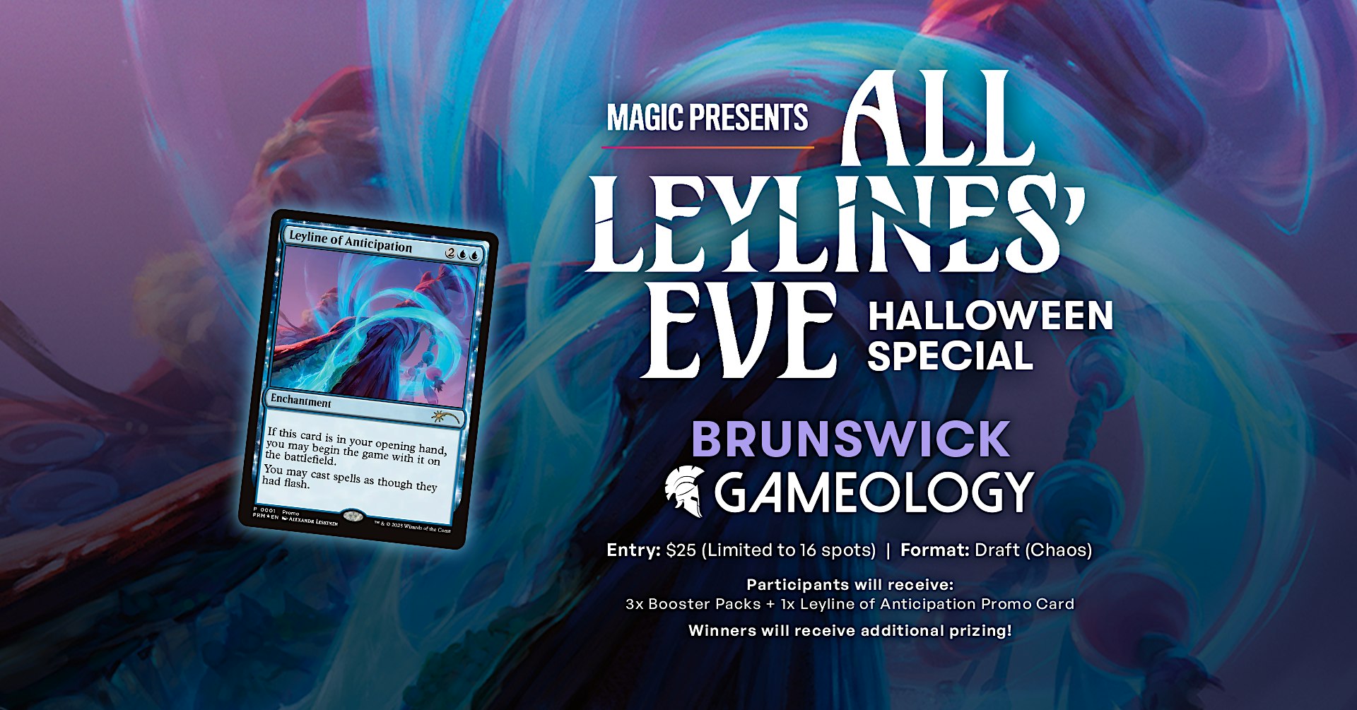 MTG - All Leylines Eve Halloween Event - Gameology BRUNSWICK - 31/10/2026