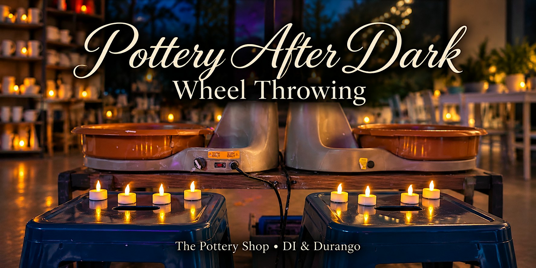Pottery Painting After Dark at The Pottery Shop (DI & Durango)