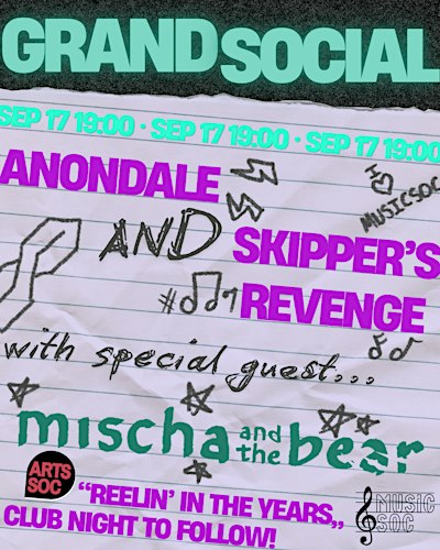 UCD Arts Society Reelin' In the Years Club Night 17th September