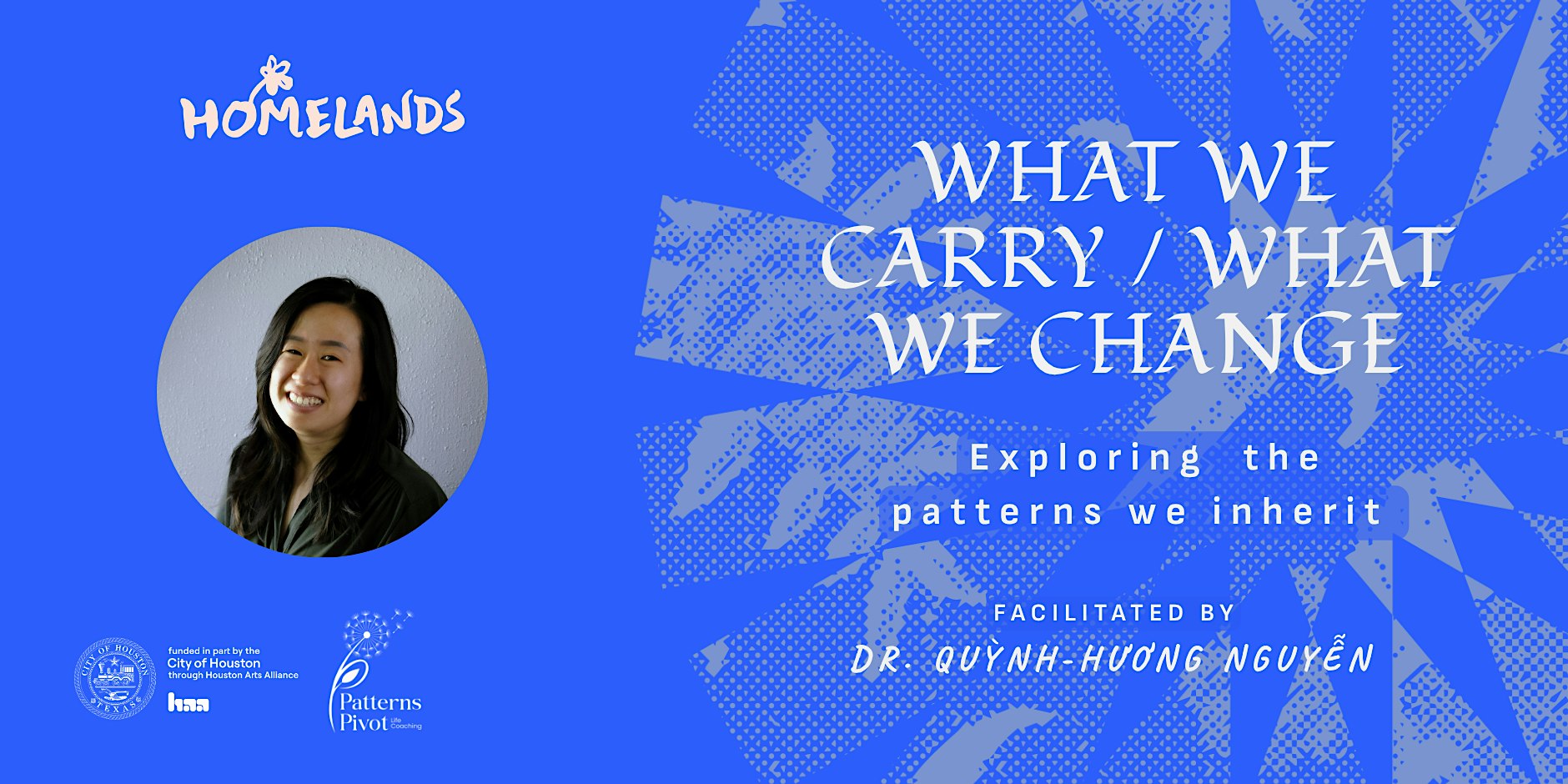 What We Carry, What We Change: A Patterns Pivot Workshop
