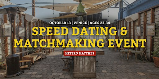 Speed Dating | Venice | Ages 23-34