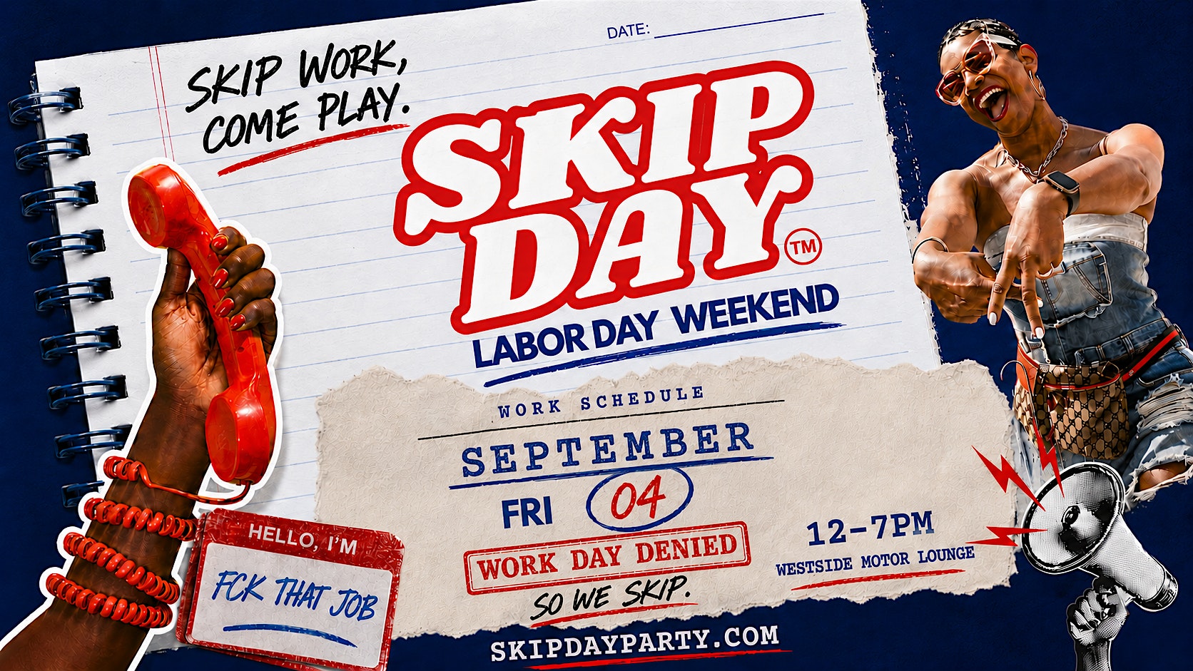 SKIP DAY ATLANTA: LABOR DAY WEEKEND KICKOFF 9.4.26