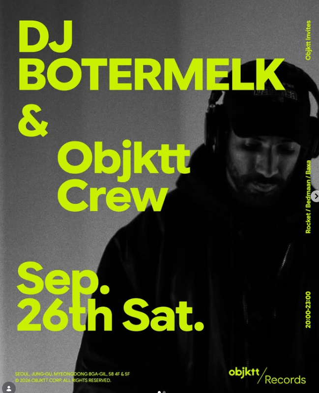 Objktt Invites 260926 DJ Botermelk