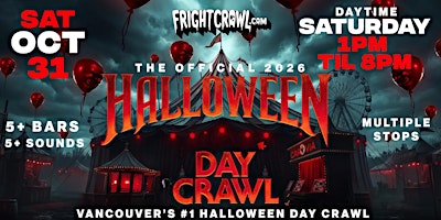 The Fright Crawl | Vancouver Halloween Day Bar Crawl 2026 | Sat, Oct 31