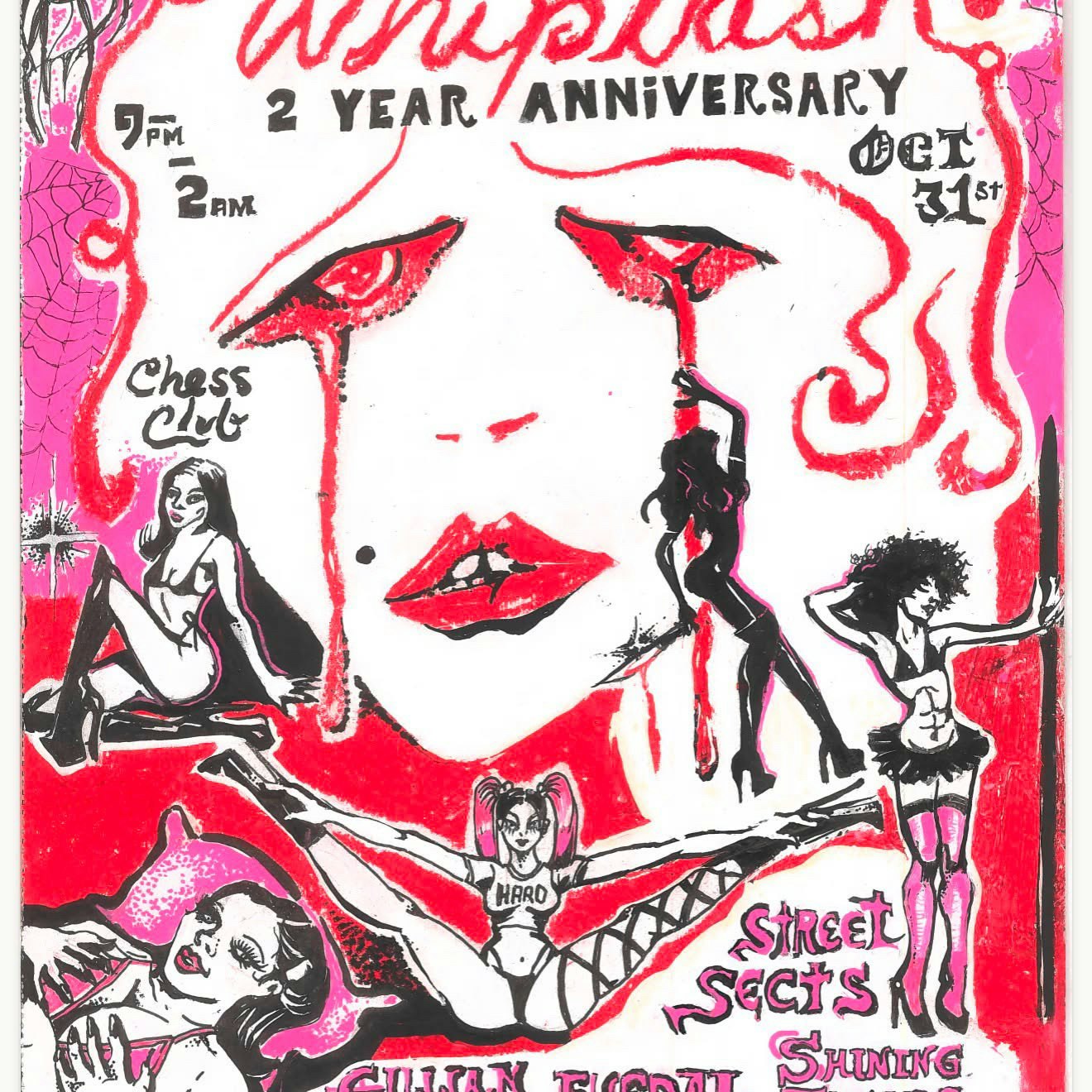 WHIPLASH 2 YEAR ANNIVERSARY w/ Street Sects & more