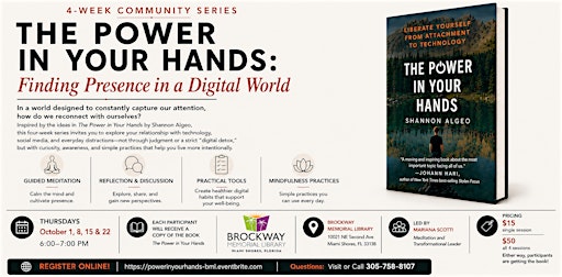 The Power in Your Hands with Mariana Scotti (4-week Series)