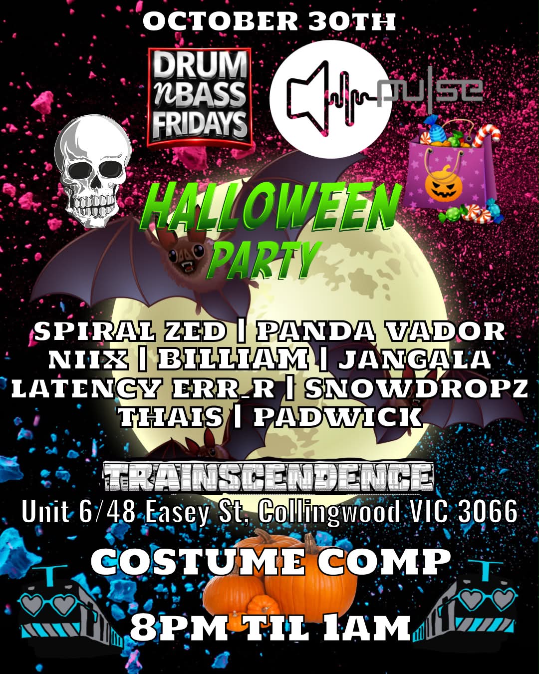 DnB Fridays + Pulse Audio Halloween Edition