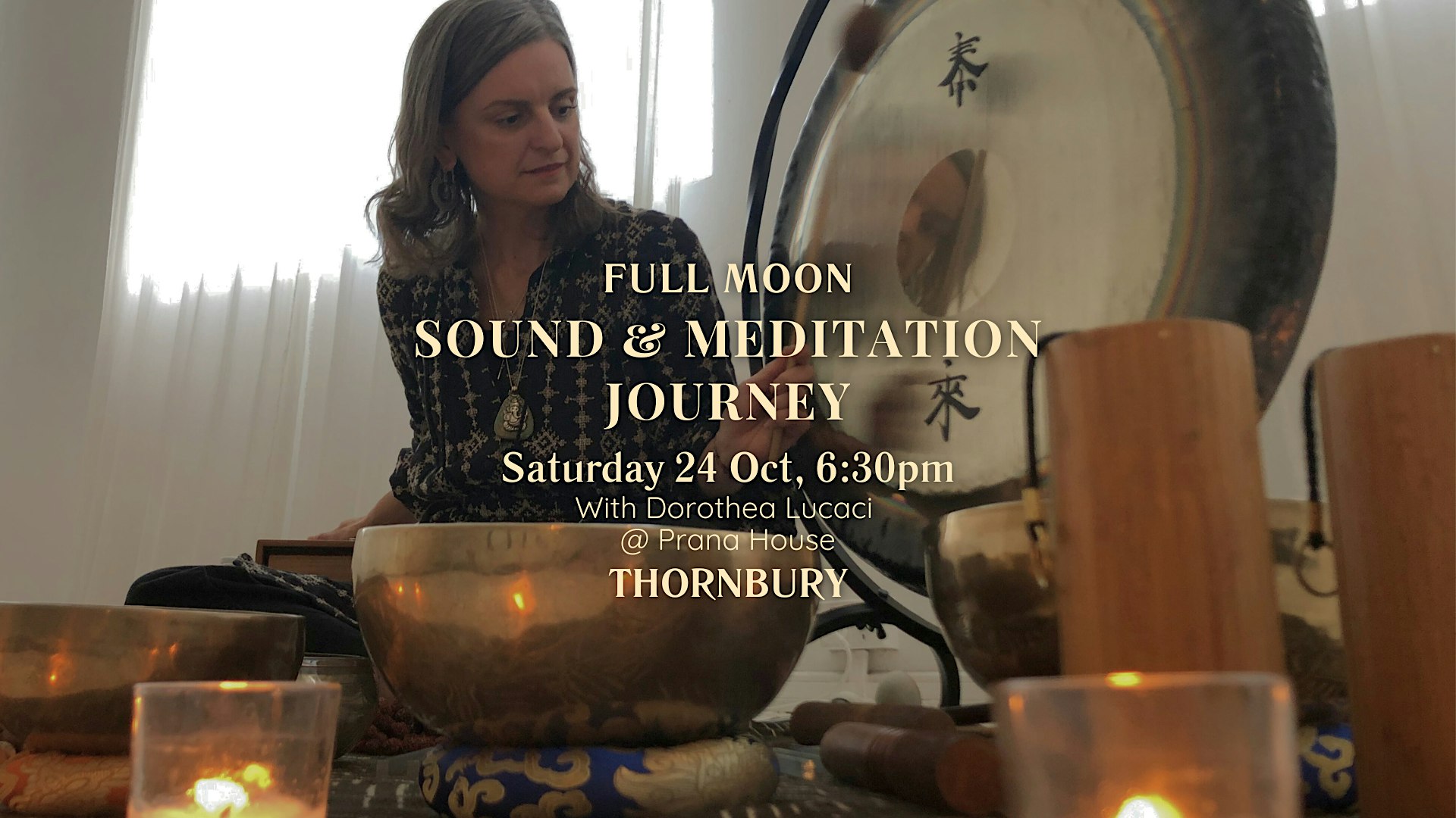 THORNBURY (Vic): Full Moon Sound and Meditation Journey