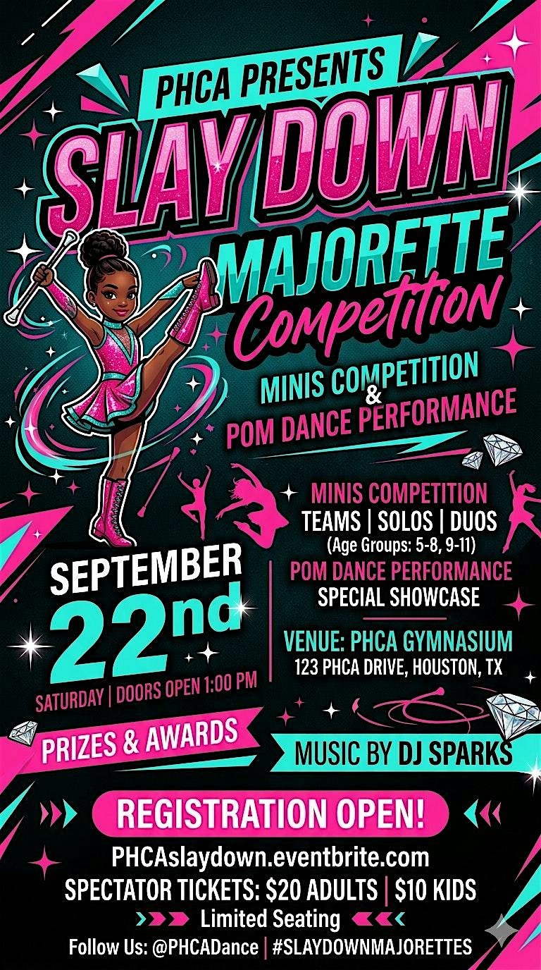 Mini's Slay Down Majorette Compeitition