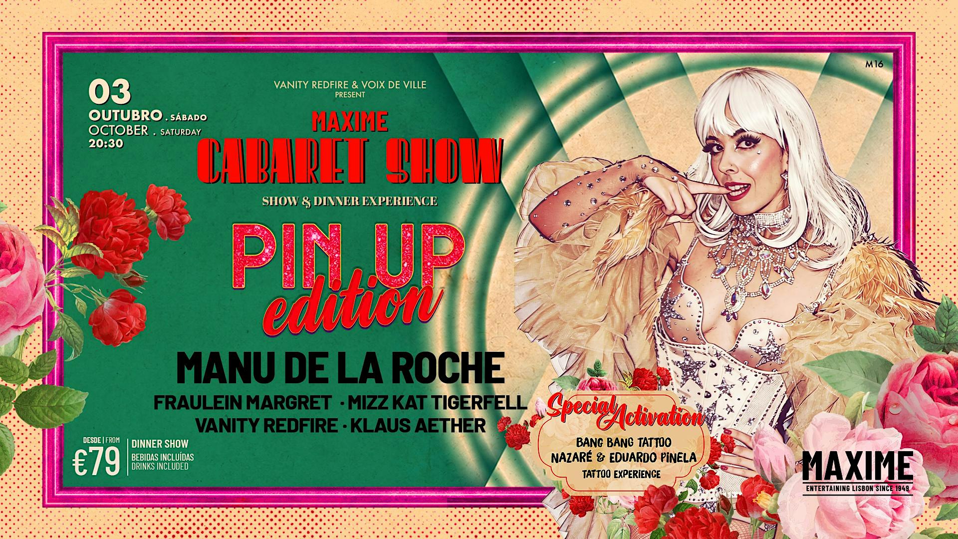 Maxime Cabaret Show - Pin Up Edition