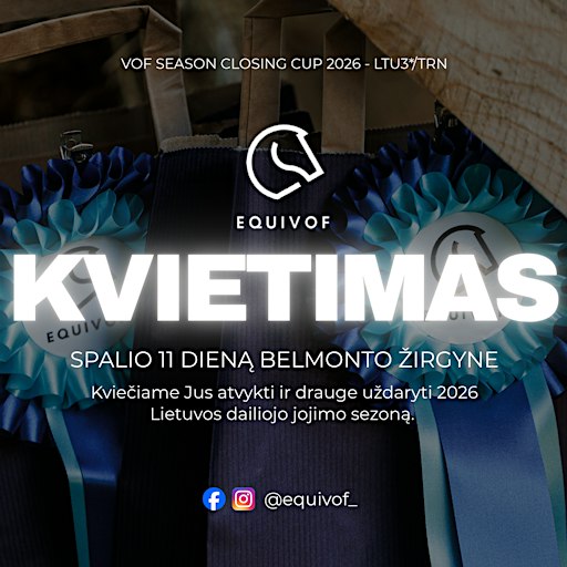 DRESSAGE SEASON CLOSING CUP IN BELMONTAS