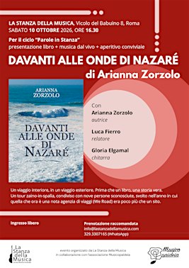 Presentazione libro "Davanti alle onde di Nazarè" di Arianna Zorzolo