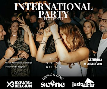 International Party | Scène Brussels x Just A Night | Sat. 24th of OctoberG