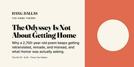 The Odyssey Is Not About Getting Home