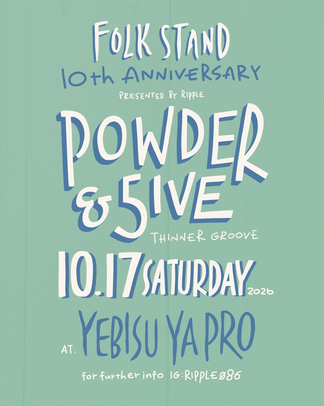 FOLK STAND 10th Anniversary presented by RIPPLE