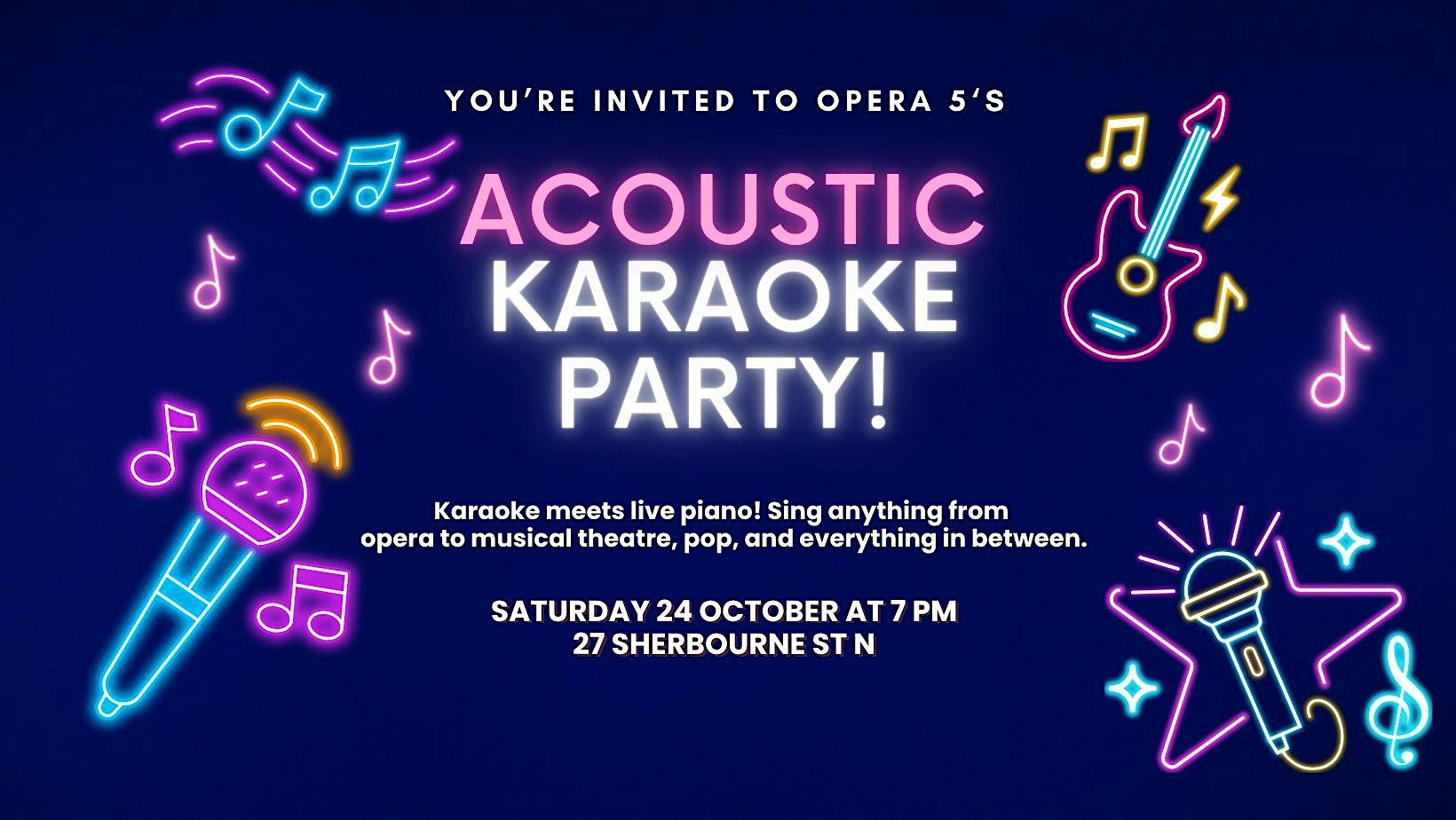 Acoustic Karaoke Party