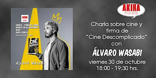 Charla sobre cine con Alvaro Wasabi