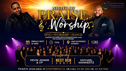 Kevin Adams  & VOP, Michael Manhertz  with Next Gen Choir   Live In Concert