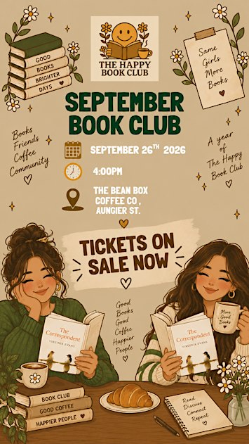 September Book Club , One Year of the Happy Book Club