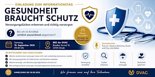 Gesundheit braucht Schutz – Versorgungslücken erkennen & richtig vorsorgen
