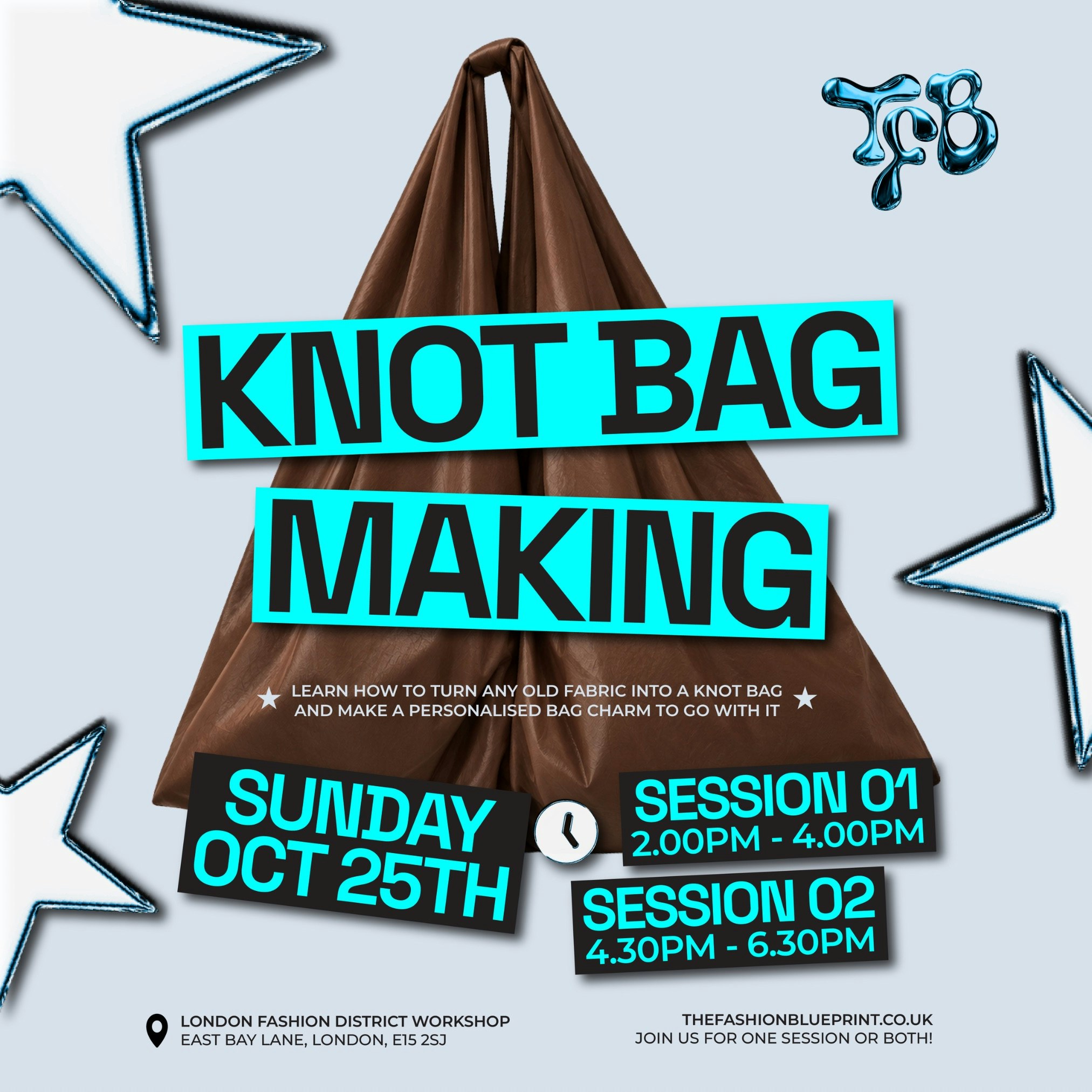 Upcycling Workshop: Make A Knot Bag and Bag Charms