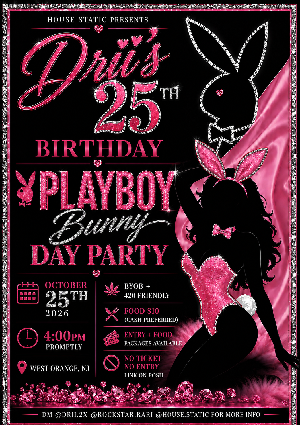 Drii’s Playboy Bunny Day Party