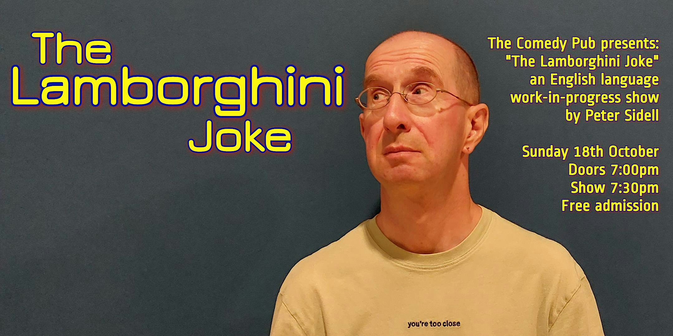 Peter Sidell: The Lamborghini Joke | English Stand-Up Comedy Vienna