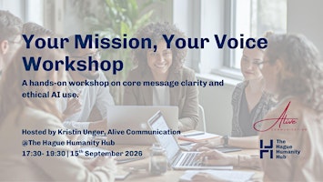 Your Mission, Your Voice Workshop