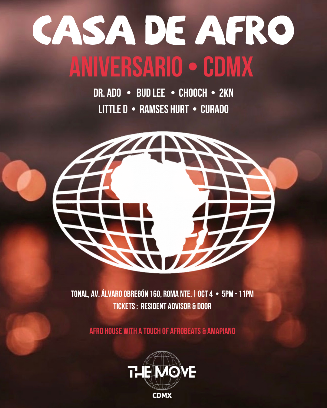 Casa De Afro - Aniversario - Afro House Experience