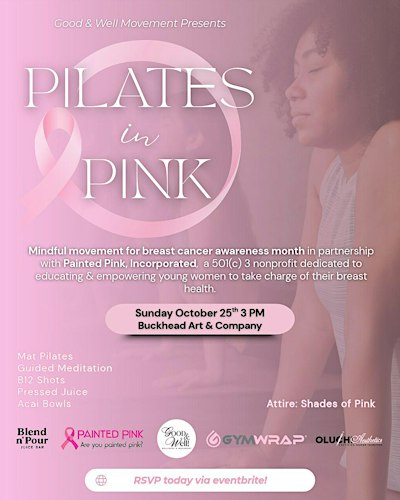 Pilates in Pink in Partnership with Painted Pink Breast Cancer Movement
