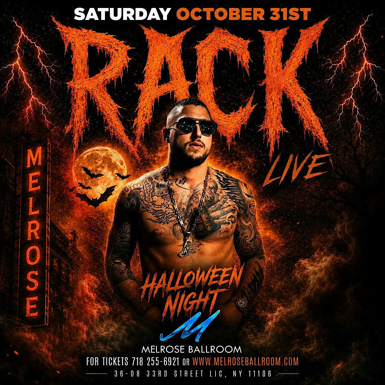 Haunted Ballroom with Live Performance by Rack.
