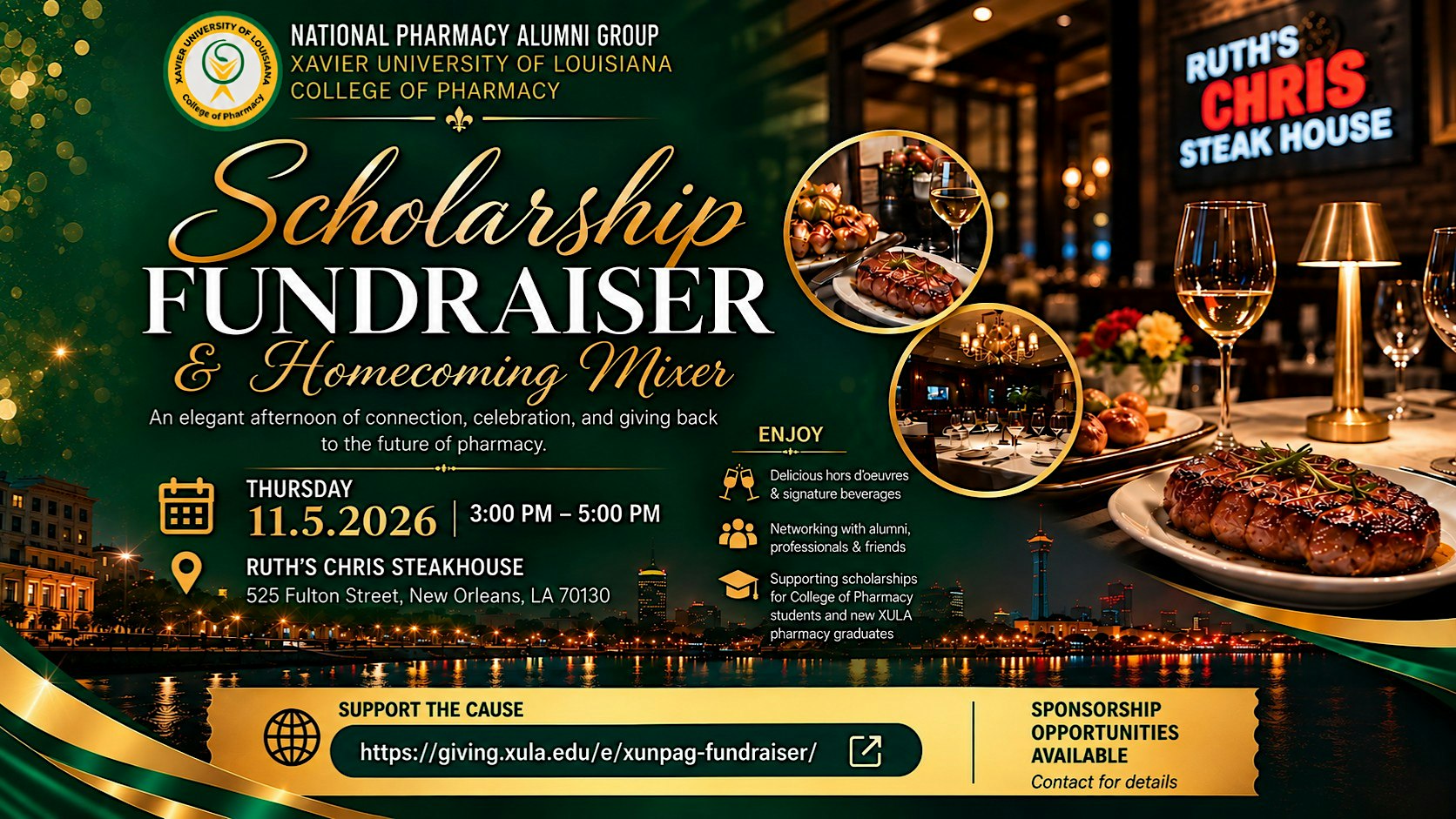 XUNPAG Homecoming Scholarship Fundraiser